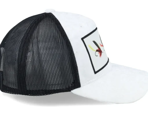 Fishing Flies Velvet White/Black Trucker - Skillfish