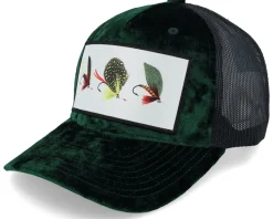 Fishing Flies Velvet White/Black Trucker - Skillfish