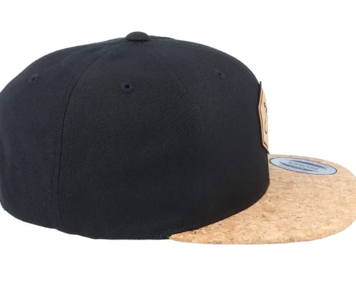 Fishing Hooks Patch Black/Cork Snapback - Skillfish