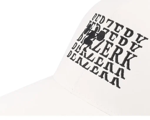 Fitness Workout Man Delta White Flexfit - Berzerk