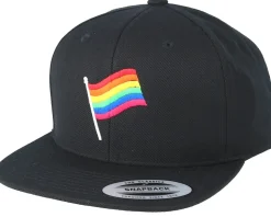 Flag Black Snapback - Pride