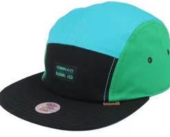 Flat Cap Ioi Soundwaves Multi Black 5-Panel - Djinns