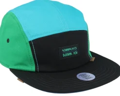 Flat Cap Ioi Soundwaves Multi Black 5-Panel - Djinns