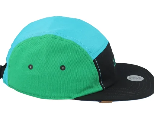 Flat Cap Ioi Soundwaves Multi Black 5-Panel - Djinns