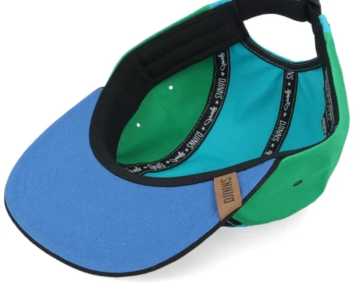Flat Cap Ioi Soundwaves Multi Black 5-Panel - Djinns