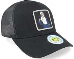 Flexing Cash Pach Black A-framed Trucker - Lucid Smile