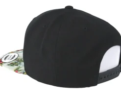 Floral Mint Black Snapback - Yupoong