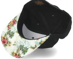 Floral Mint Black Snapback - Yupoong