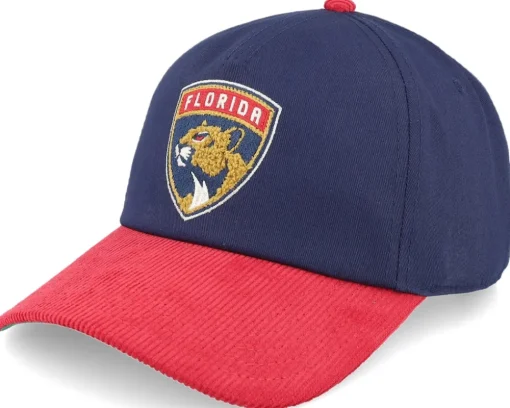 Florida Panthers Burnett Blue/Red Manchester A-frame Adjustable - American Needle