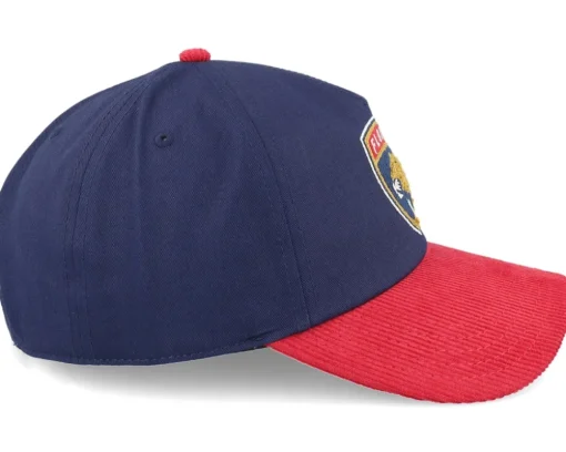 Florida Panthers Burnett Blue/Red Manchester A-frame Adjustable - American Needle