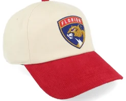 Florida Panthers Burnett Cream/Dark Red A-frame Adjustable - American Needle