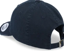 Flowers Skull Patch Black Destroyed Dad Cap - Calaveras