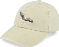 Flying Eagle Embroidery Khaki Dad Cap - Wild Spirit