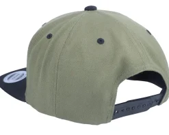 Flying Paper Parrot Coyote Olive/Black Snapback - Origami