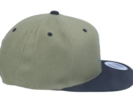 Flying Paper Parrot Coyote Olive/Black Snapback - Origami