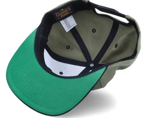 Flying Paper Parrot Coyote Olive/Black Snapback - Origami