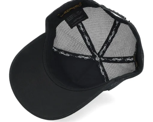 Flying Snake Black/Black A-Frame Trucker - Ed Hardy