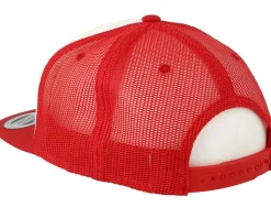 Foam Red/White/Red Trucker - Yupoong