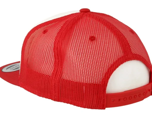 Foam Red/White/Red Trucker - Yupoong