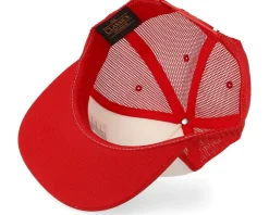 Foam Red/White/Red Trucker - Yupoong