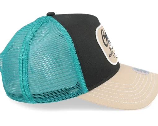Food Coffee Black/Turquoise Trucker - Djinns