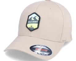 Forest And Mountain Patch Light Khaki Flexfit - Wild Spirit
