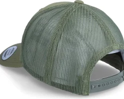 Forest Walker Logo Olive Trucker - Wild Spirit