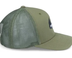 Forest Walker Logo Olive Trucker - Wild Spirit