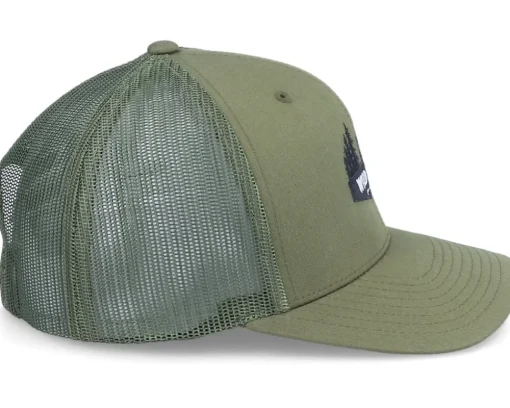 Forest Walker Logo Olive Trucker - Wild Spirit