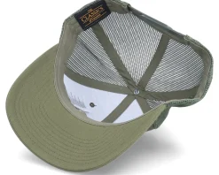 Forest Walker Logo Olive Trucker - Wild Spirit