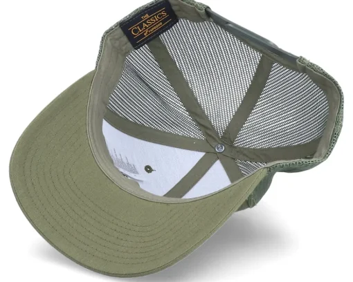 Forest Walker Logo Olive Trucker - Wild Spirit