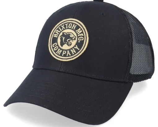 Forte X Medium Profile Mesh Black Trucker - Brixton