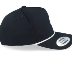Fox Head Rope Hat Black A-Frame Adjustable - Fox