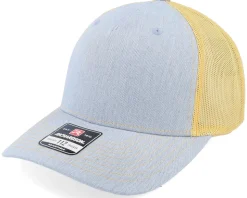112fp Split Heather Grey/Amber Gold Trucker - Richardson