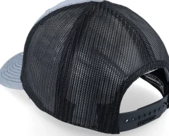 112fp Split Heather Grey/Black Trucker - Richardson