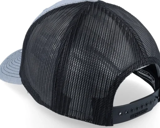 112fp Split Heather Grey/Black Trucker - Richardson