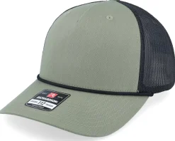 112fpr Split Loden/Black/Black Rope Trucker - Richardson