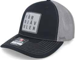 För Djävulen Patch 112 Split Black/Charcoal Trucker - Kränkt!