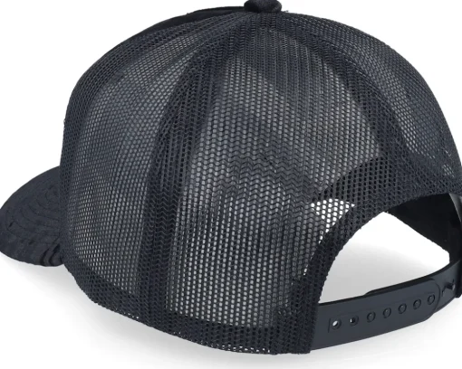 Frank Velvet Black/Black A-frame Trucker - Scenes