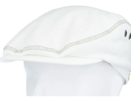 Frankie Outdoor White Flat Cap - Mayser