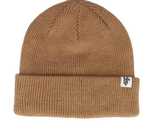 Frankie Recycled Beanie Black Forest Cuff - Upfront