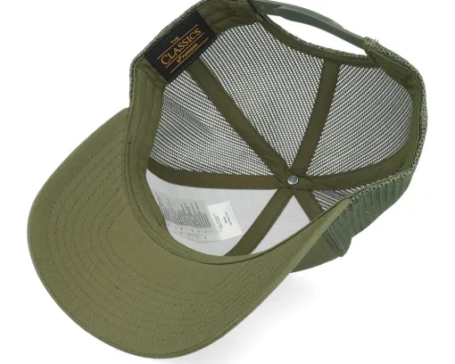 Free Soul Biker Patch Buck Green Trucker - Born To Ride