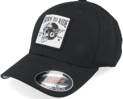 Free Soul Skull Patch Black Flexfit - Born To Ride