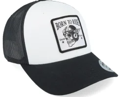 Free Soul Skull Patch Black/White Trucker - Born To Ride