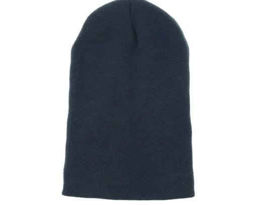 French Navy Cuff Blank Beanie - Beechfield