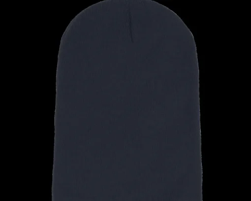 French Navy Long Blank Beanie - Beechfield