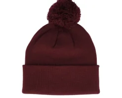 French Navy Pom Blank Beanie - Beechfield