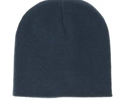 French Navy Traditional Blank Beanie - Beechfield
