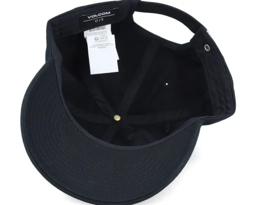 Full Stone Hat Black Dad Cap - Volcom