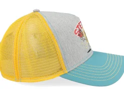 Fun Grey/Turquise/Melange A-Frame Trucker - Stetson
